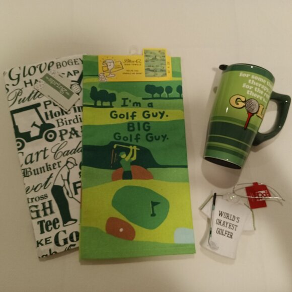 Golf-themed Gift Set (4 NWT items) - Picture 1 of 9